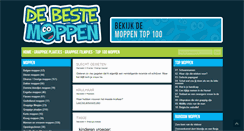 Desktop Screenshot of debestemoppen.nl
